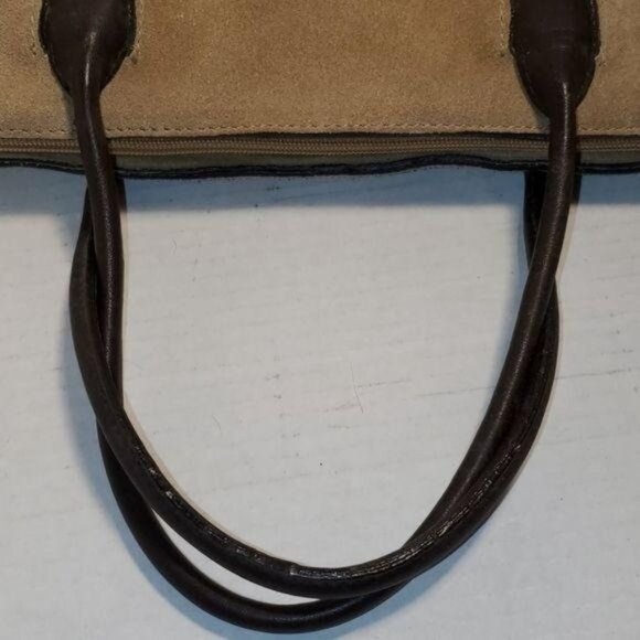 Bag Giani Bernini Satchel Handbag Purse SHOULDER Suede Leather WOMEN'S WOMAN'S - Picture 7 of 11